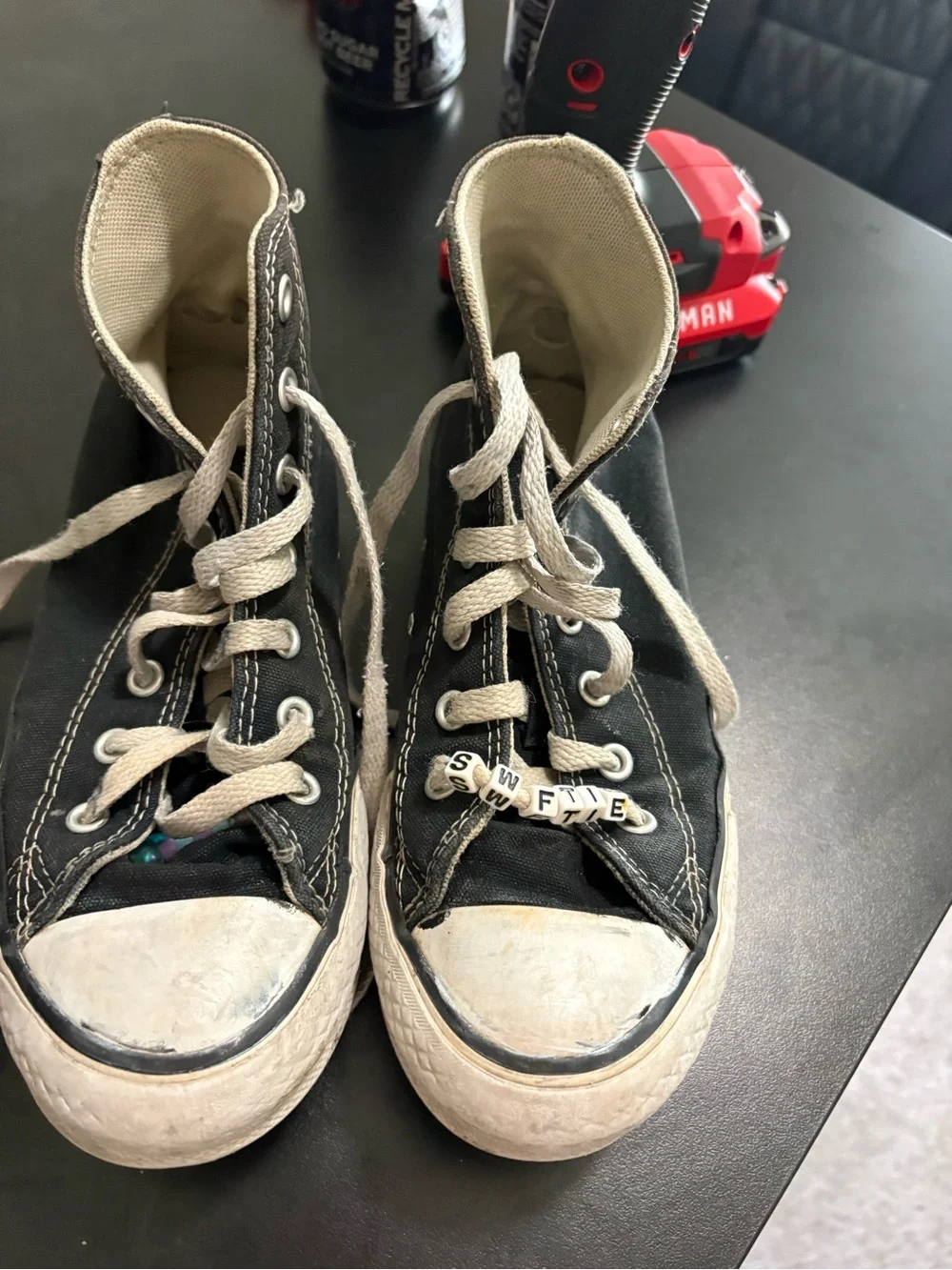 These well-loved high-top sneakers are looking for their next Swiftie to adore!